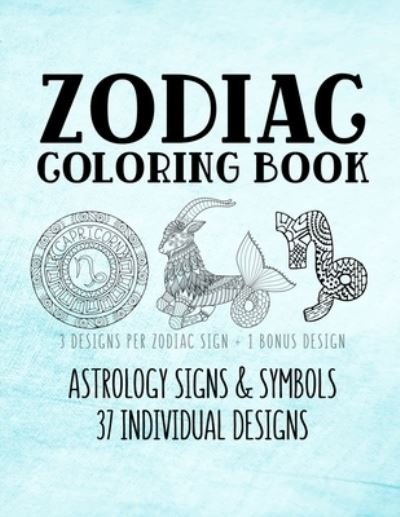 Cover for Belle Activity Books · Zodiac Coloring Book (Paperback Book) (2018)