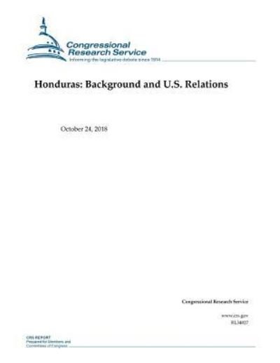 Cover for Congressional Research Service · Honduras (Paperback Book) (2018)