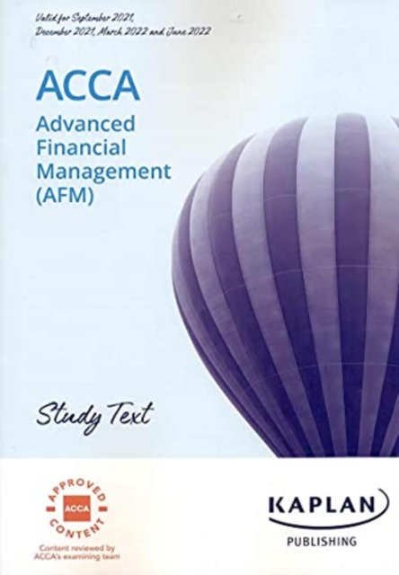 Cover for Kaplan · Advanced Financial Management - Study Text (Paperback Book) (2021)