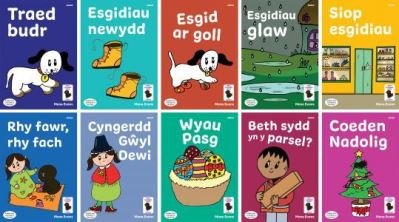 Cover for Mena Evans · Llyfrau Hwyl Magi Ann – Cam 4 Llyfrau Dicw (Paperback Book) (2023)