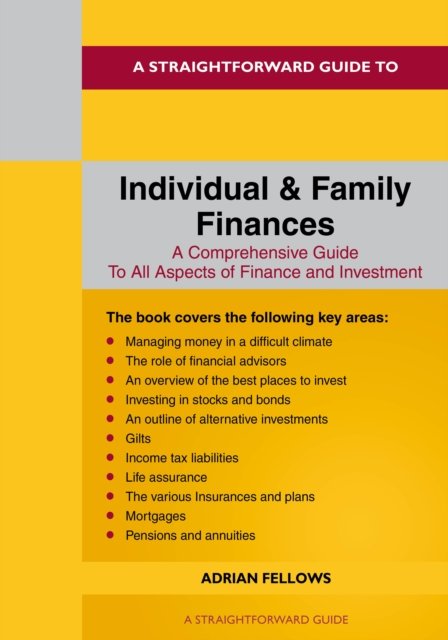 Cover for Adrian Fellowes · A Straightforward Guide to Individual and Family Finances: Revised Edition - 2024 (Paperback Book) (2024)
