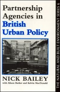 Cover for Nick Bailey · Partnership Agencies In British Urban Policy (Paperback Book) (1995)