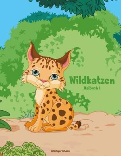 Cover for Nick Snels · Wildkatzen-Malbuch 1 (Paperback Book) (2018)