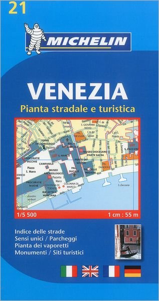 Cover for Michelin · Venezia - Michelin City Plan 9021: City Plans - Michelin City Plans (Map) (2011)