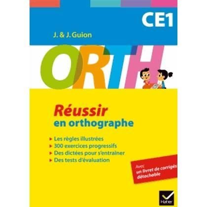 Cover for Jean Guion · Reussir en orthographe (Paperback Book) (2015)