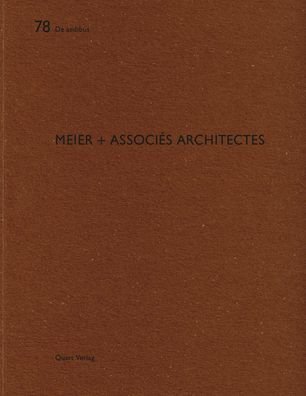 Cover for Heinz Wirz · Meier + Associes Architectes: De Aedibus 78 - De Aedibus (Paperback Book) (2019)