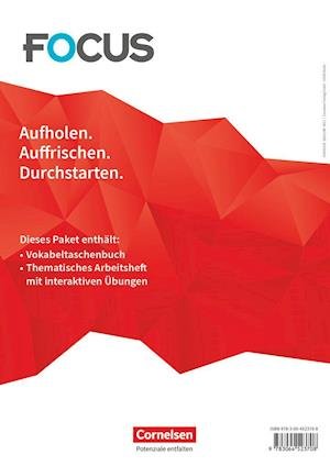 Cover for Paul Maloney · Focus on Grammar B1/B2. Vokabeltaschenbuch und Thematisches Arbeitsheft mit interaktiven Übungen (Im Paket) (Paperback Book) (2021)