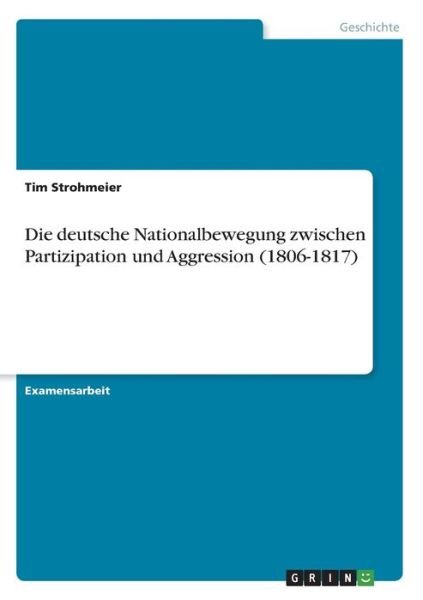 Cover for Strohmeier · Die deutsche Nationalbewegun (Book)