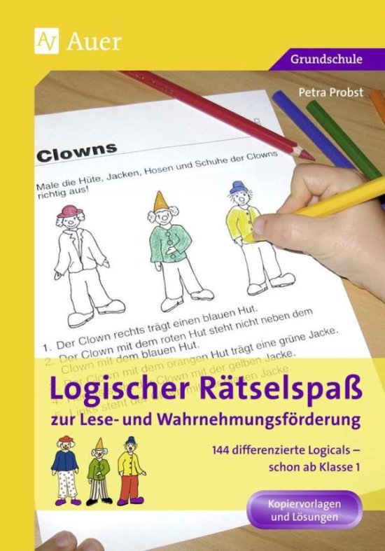 Cover for P. Probst · Logischer Ratselspa] zur Lese- und Wahrnehmungsforderung (Paperback Book) (2017)