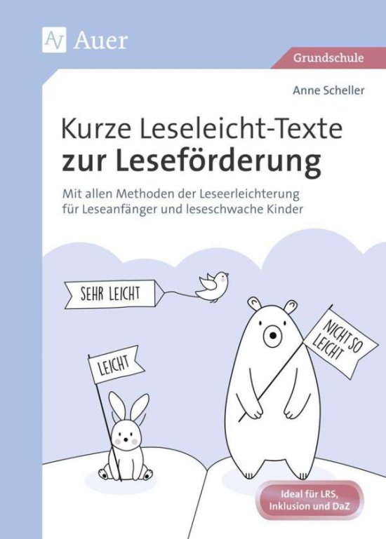 Cover for Anne Scheller · Kurze Leseleicht-Texte Zur Leseforderung: Mit Allen Methoden Der Leseerleichteru (Book)