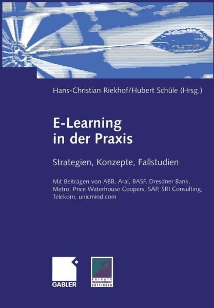 Cover for Hans-christian Riekhof · E-Learning in der Praxis (Paperback Book) [2002 edition] (2002)