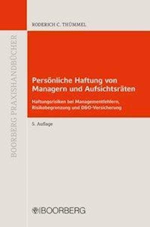 Cover for Thümmel · Persönliche Haftung von Manager (Book)