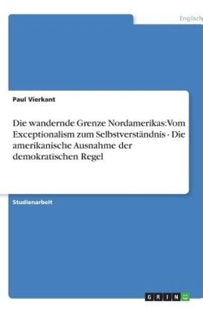 Cover for Vierkant · Die wandernde Grenze Nordameri (Book) [German edition] (2013)