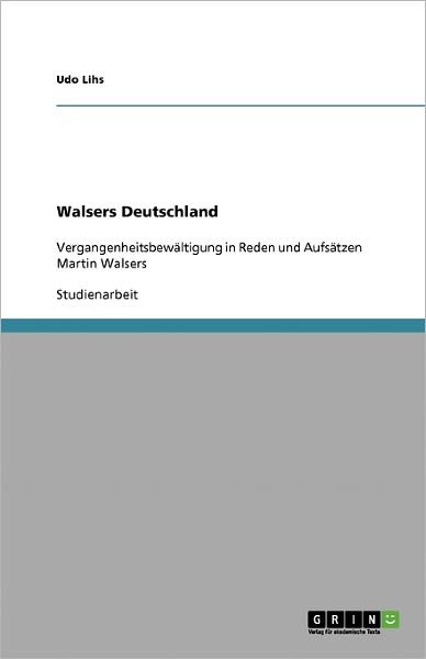 Cover for Udo Lihs · Walsers Deutschland (Paperback Book) [German edition] (2008)