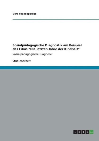 Cover for Papadopoulos · Sozialpädagogische Diagnos (Book) (2013)