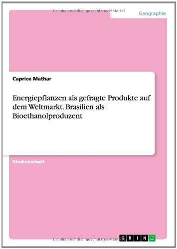 Cover for Mathar · Energiepflanzen als gefragte Pro (Book) [German edition] (2014)