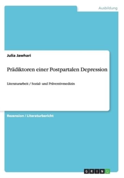 Cover for Jawhari · Prädiktoren einer Postpartalen (Book) (2015)