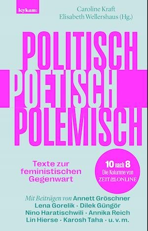 Cover for Caroline Kraft · Politisch, poetisch, polemisch (Book) (2025)