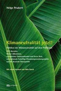 Cover for Helge Peukert · Klimaneutralität jetzt! (Paperback Book) (2021)