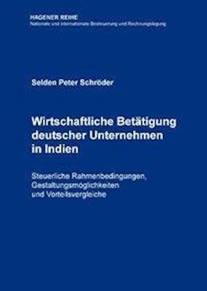 Cover for Schröder · Wirtschaftliche Betätigung deu (Book)