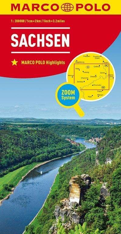 MARCO POLO Karte Sachsen -  - 图书 -  - 9783829740708 - 