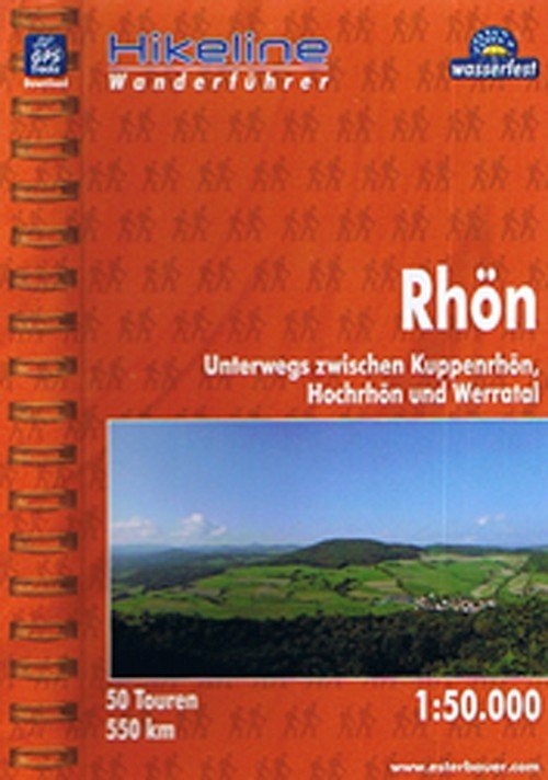 Cover for Esterbauer · Hikeline Wanderführer: Rhön: Unterwegs zwischen Kuppenrhön, Hochrhön und Werratal (Spiral Book) (2011)