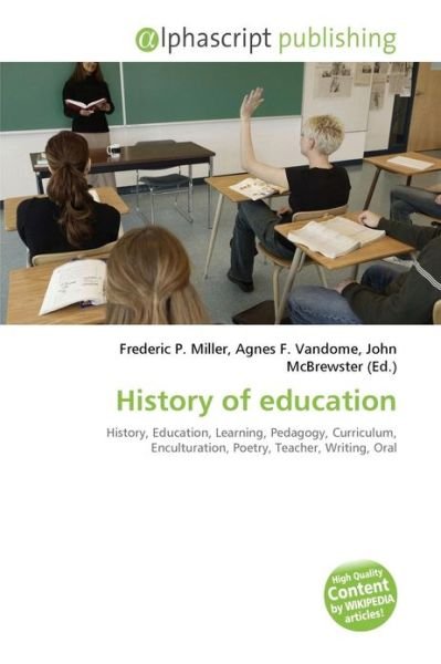 Cover for History of education (Book) (2011)