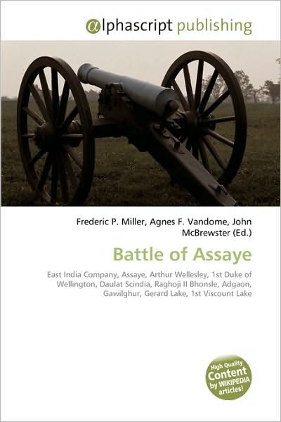Cover for Frederic P Miller · Battle of Assaye (Book) (2010)