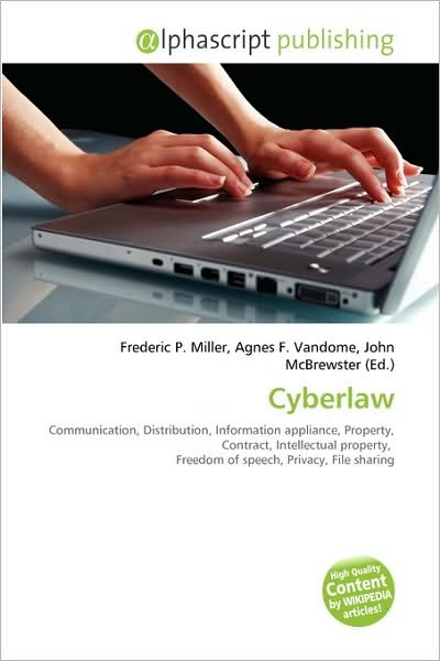 Cover for Frederic P Miller · Cyberlaw (Book) (2010)