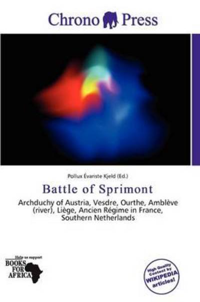 Cover for Pollux Variste Kjeld · Battle of Sprimont (Book) (2011)
