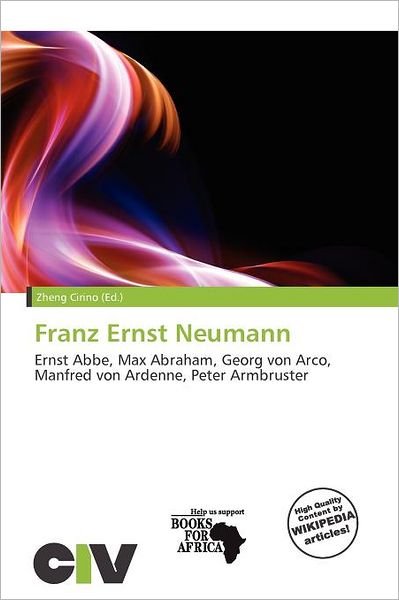 Cover for Zheng Cirino · Franz Ernst Neumann (Book) (2011)
