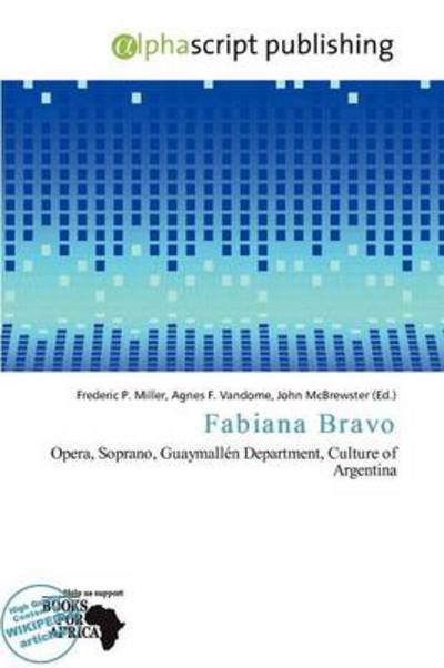 Cover for Frederic P Miller · Fabiana Bravo (Book) (2011)