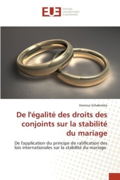 Cover for Schabimba · De l'égalité des droits des c (N/A) (2021)