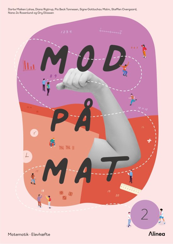 Cover for Signe Gottschau Malm; Steffen Overgaard; Pia Beck Tonnesen; Dorte Maiken Lohse; Diana Rigtrup; Nana Jo Rosenlund; Gry Eliassen · Mod på matematik: Mod på mat 2 (Sewn Spine Book) [第1 版本] (2021)