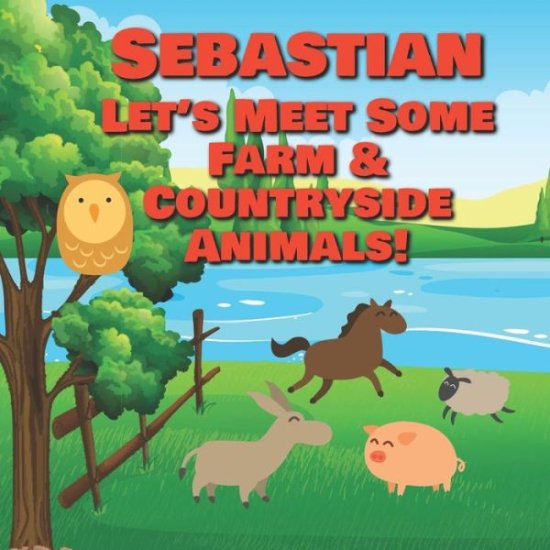Cover for Chilkibo Publishing · Sebastian Let's Meet Some Farm &amp; Countryside Animals! (Paperback Book) (2020)