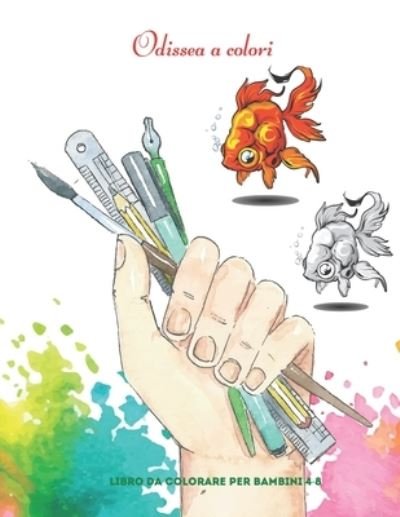 Cover for Vittoria Sala · Odissea a colori - Libro da colorare per bambini 4-8 (Paperback Book) (2020)