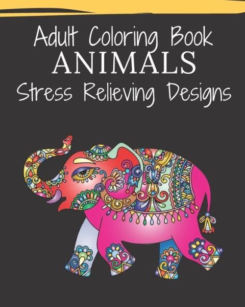 Cover for Isabella Jayden · Animals Adult Coloring Book (Paperback Book) (2020)