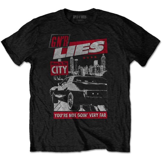 Cover for Guns N' Roses · Guns N' Roses Unisex T-Shirt: Move to the City (Black) (T-shirt)