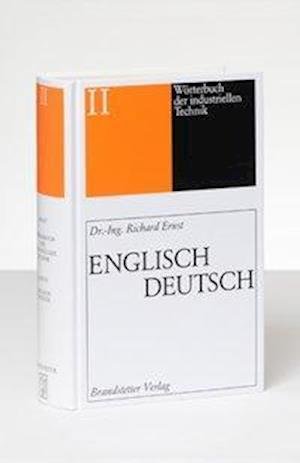 Cover for Ernst · Wörterbuch der industriellen Tech (Book)