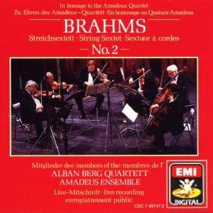 Cover for Alban Berg Quartet · Brahms: Sexteto N. 2 (CD) (2003)