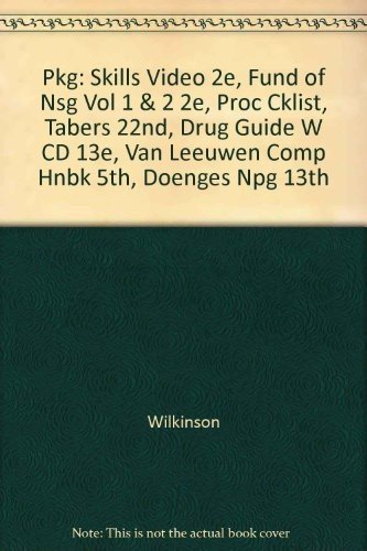 Cover for F.A. Davis Company · Pkg: Skills Video 2e, Fund of Nsg Vol 1 &amp; 2 2e, Proc Cklist, Tabers 22nd, Drug Guide W CD 13e, Van Leeuwen Comp Hnbk 5th, Doenges NPG 13th (Book pack) [Second edition] (2013)