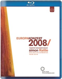 Cover for Rattle Simon / Repin Vadim / Berliner Philharmoniker · Europakonzert 2008 (Blu-ray) (2014)