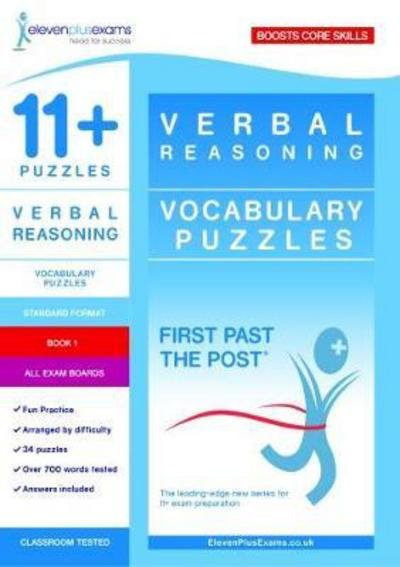 Cover for 11+ Puzzles Vocabulary Puzzles Book 1 - First Past the Post (Paperback Book) (2017)