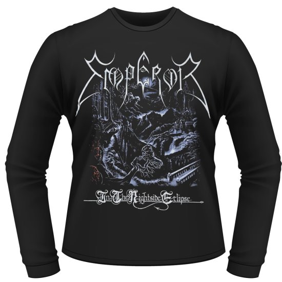 Cover for Emperor · In the Nightside Eclipse (Long Sleeved T-shirt) [size L] [Black edition] (2004)