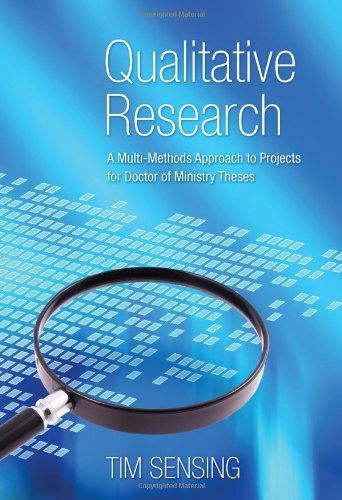 Cover for Tim Sensing · Qualitative Research: a Multi-methods Approach to Projects for Doctor of Ministry Theses (Paperback Book) (2011)