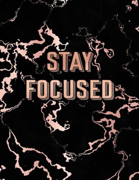 Cover for Blush Marble Notebooks · Stay Focused (Paperback Book) (2019)