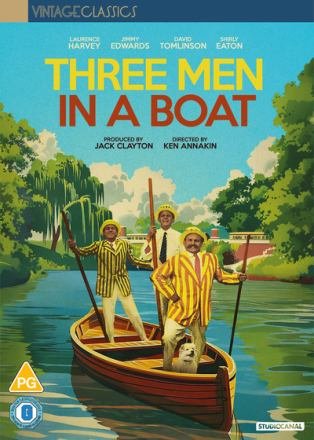 Cover for Three men in a Boat · Three Men In A Boat (DVD) (2024)