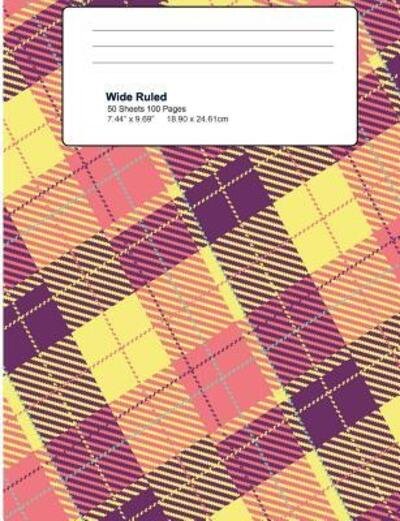 Cover for Jen Sterling · Pastel Plaid Pattern (Paperback Book) (2019)