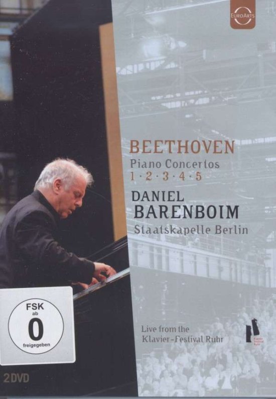 Cover for Barenboim Daniel / Staatskapelle Berlin · Beethoven: Piano Concertos 1-5 - Live From The Klavier Festival Ruhr 2008 (DVD) (2007)