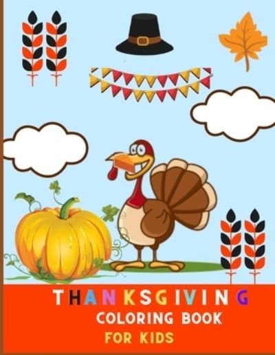 Cover for Deborah Barajas · Thanksgiving Coloring Book for Kids (Paperback Book) (2020)